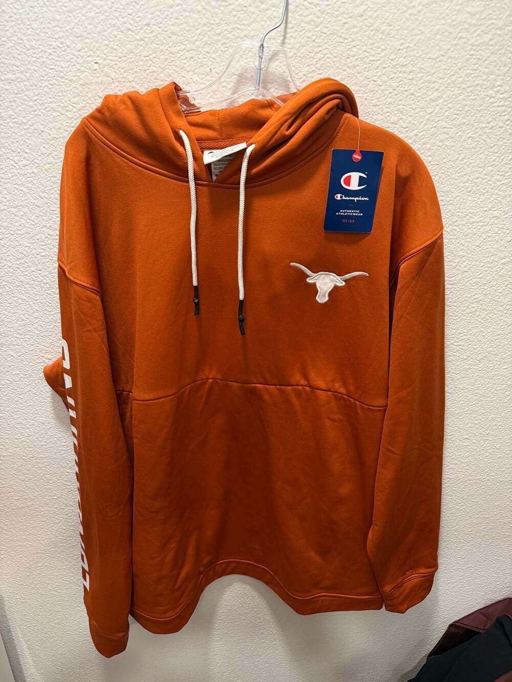 Champion Texas Longhorns Hoodie Size XL Orange